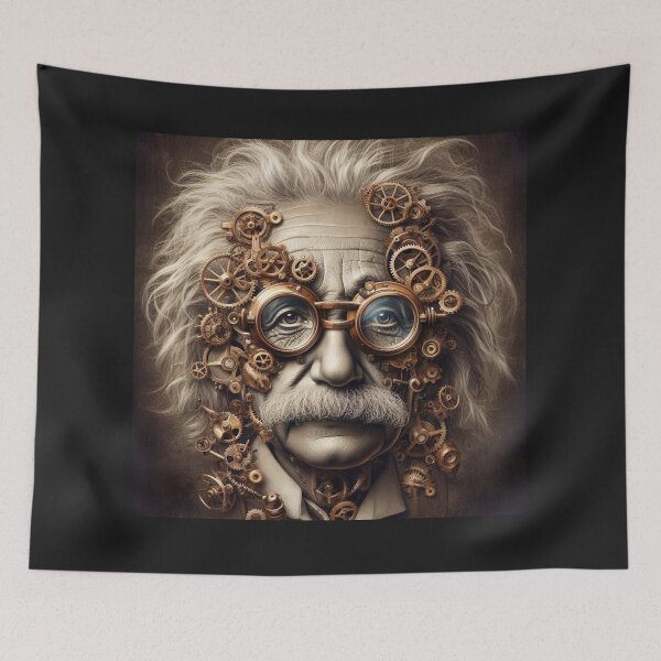 Item preview,  Albert Einstein Steampunk  designed and sold by sevenmountains.