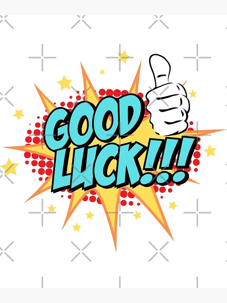 Good luck 