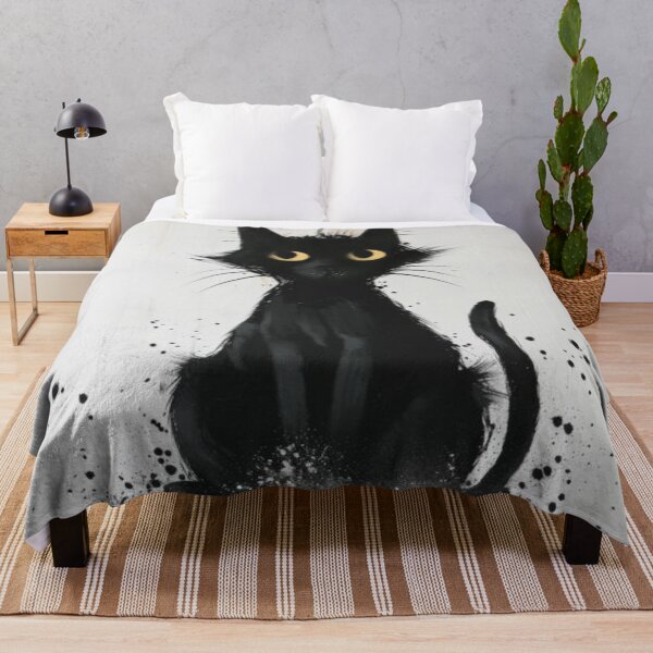 Item preview, Midnight Feline, Ebony Purr-fect Pal Tee, Nocturnal Prowess Gift designed and sold by Terry-Salsa.