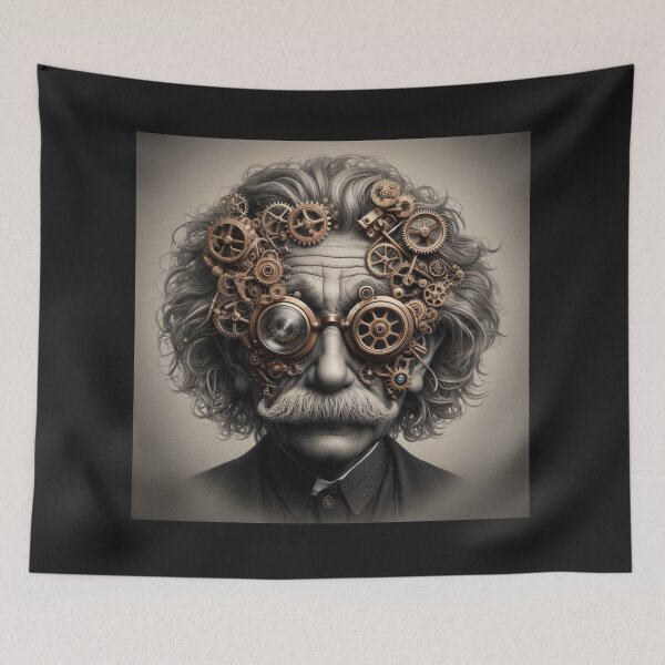 Item preview,  Albert Einstein Steampunk  designed and sold by sevenmountains.