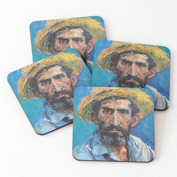 Item preview, Colombian man | Painting in the style of Vincent van Gogh designed and sold by ComicsFactory.