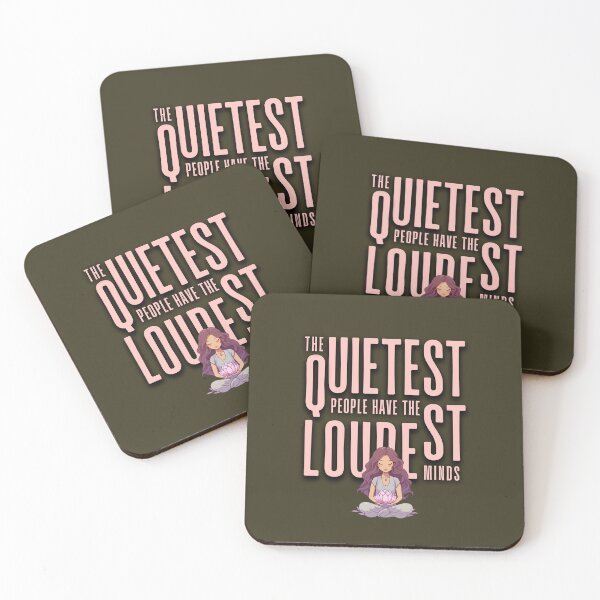 Item preview, The Quietest People have the Loudest Minds designed and sold by VarnaChitra.