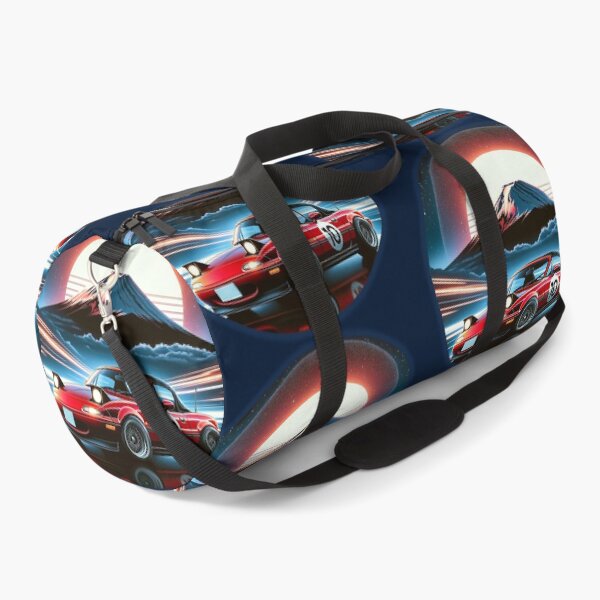 Item preview, Red Miata NA 10 in front of mt. Fuji at night designed and sold by mugooooo.