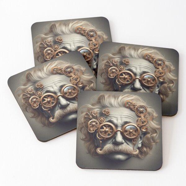 Item preview, Albert Einstein Steampunk  designed and sold by sevenmountains.
