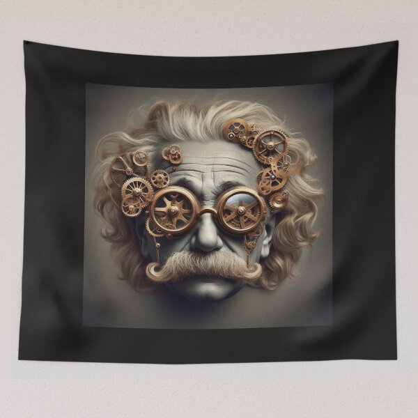 Item preview, Albert Einstein Steampunk  designed and sold by sevenmountains.
