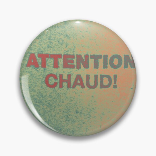 Artikelvorschau, „Attention Chaud“-Text mit grünem Pastellfilter – Acadian entworfen und verkauft von jolabrese.