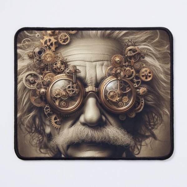 Item preview, Albert Einstein Steampunk designed and sold by sevenmountains.