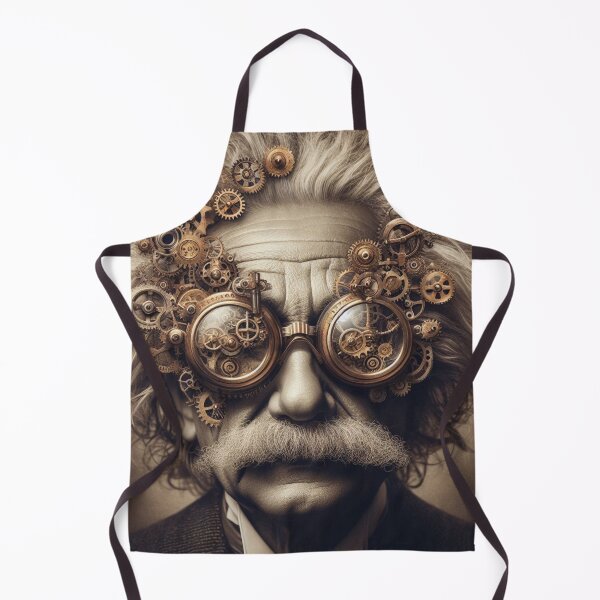 Item preview, Albert Einstein Steampunk designed and sold by sevenmountains.