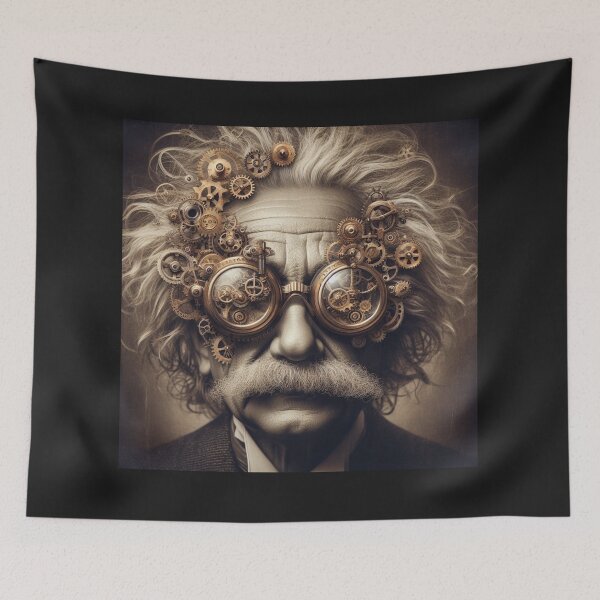 Item preview, Albert Einstein Steampunk  designed and sold by sevenmountains.