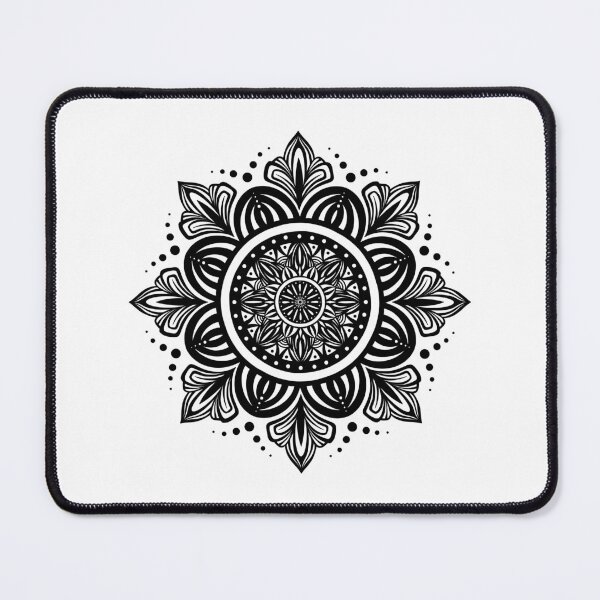 Item preview, Intricate Black Mandala designed and sold by art-by-soma.