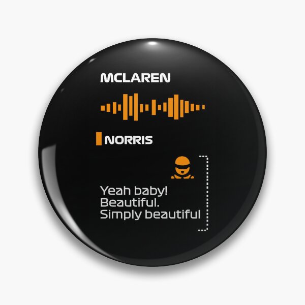 Item preview, Simply Beautiful board radio quote Lando Norris designed and sold by AnnesCreatives.