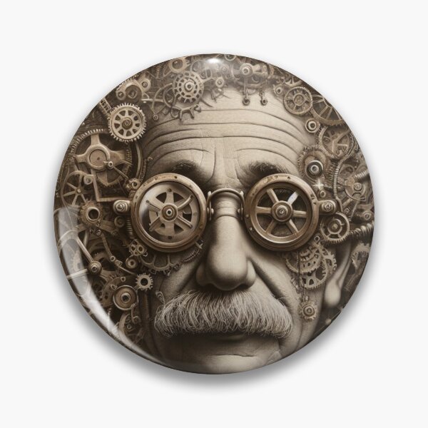 Item preview, Albert Einstein Steampunk  designed and sold by sevenmountains.