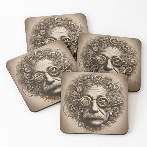 Item preview, Albert Einstein Steampunk  designed and sold by sevenmountains.