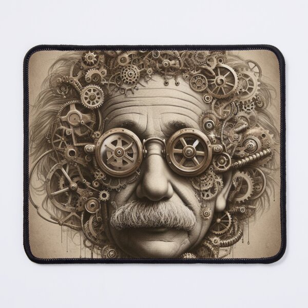 Item preview, Albert Einstein Steampunk  designed and sold by sevenmountains.