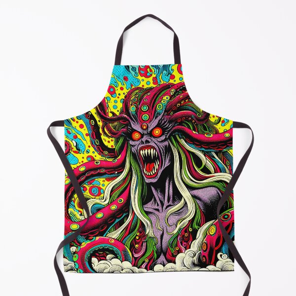 Item preview, Trippy Psychedelic Mythical Sea Hag designed and sold by AIPixelMaster.