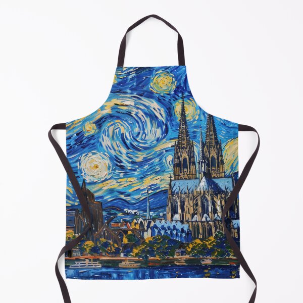 Item preview, Cologne Cathedral | Painting in the style of Vincent van Gogh designed and sold by ComicsFactory.