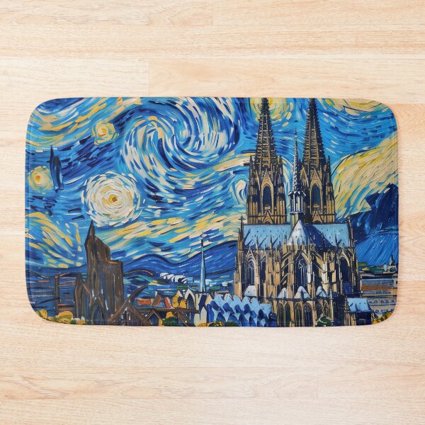 Item preview, Cologne Cathedral | Painting in the style of Vincent van Gogh designed and sold by ComicsFactory.