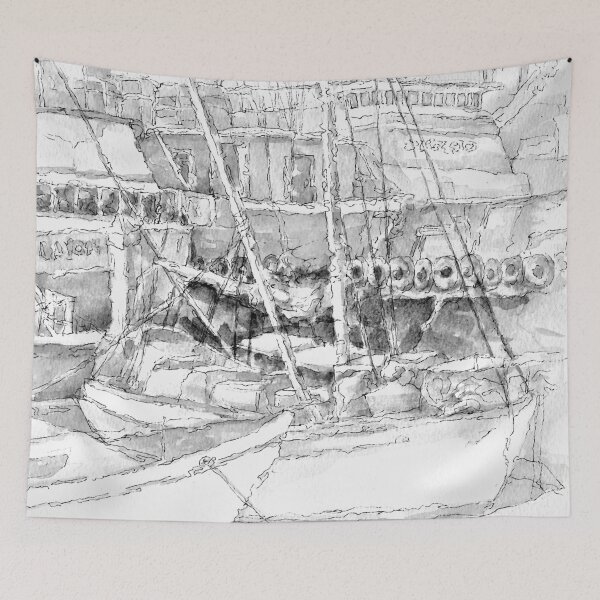 Item preview, harbor dimesions FH BW designed and sold by Gerardo Segismundo.