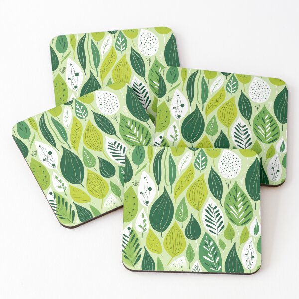 Item preview, Spring leaf Pattern, Spring Pattern, Floral, green color, leaves designed and sold by Nordic Ch.
