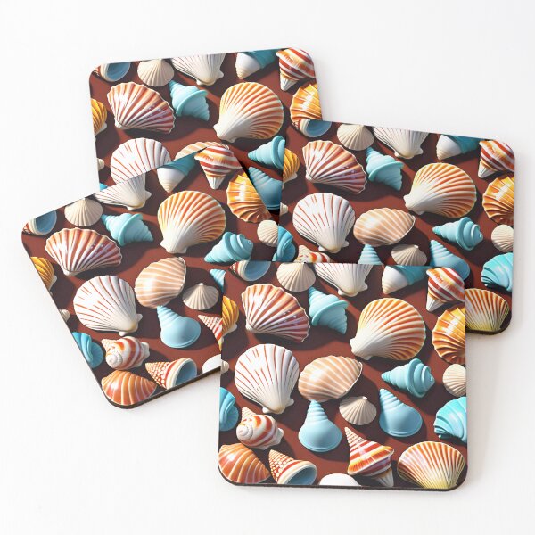 Item preview, Colorful Seashell Pattern Design designed and sold by TheArtOfPat.
