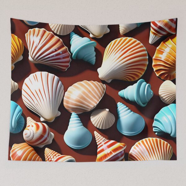 Item preview, Colorful Seashell Pattern Design designed and sold by TheArtOfPat.