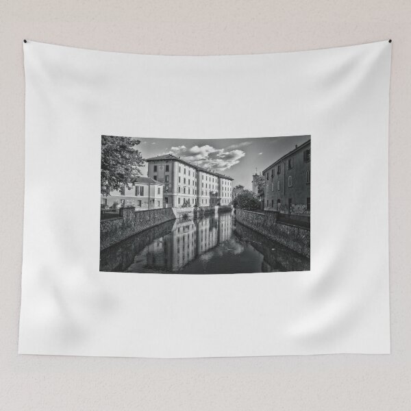 Item preview, Cityscape with Lambro river designed and sold by Roberto Pagani.