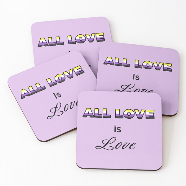 Item preview, All Love is Love: Nonbinary designed and sold by RayRayViolet.