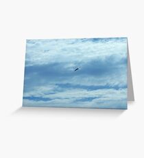 Flying through the Clouds Greeting Card