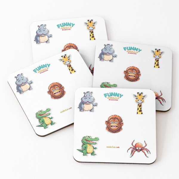 Item preview, Stickers Funny Animals Template Sticker - 1 - #masluchas designed and sold by masluchas.