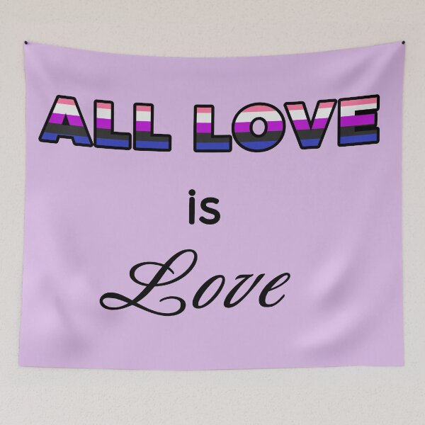 Item preview, All Love is Love: Omnisexual designed and sold by RayRayViolet.