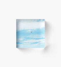 Flying through the Clouds Acrylic Block