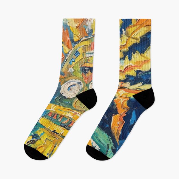 Item preview, Coatlicue | Painting in the style of Vincent van Gogh designed and sold by ComicsFactory.