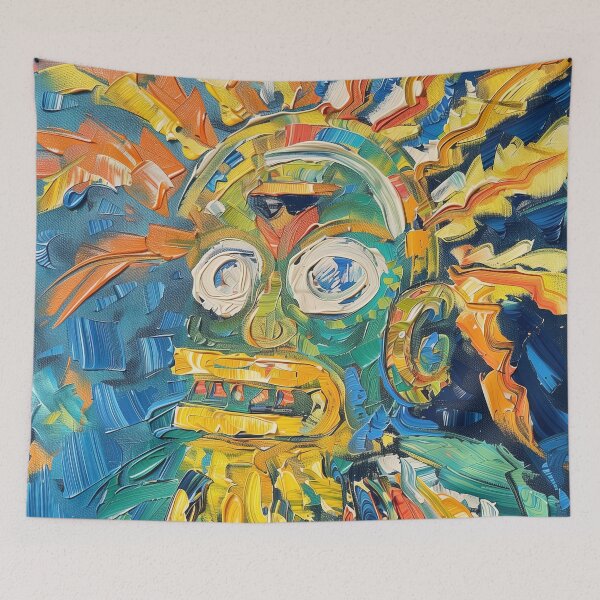 Item preview, Coatlicue | Painting in the style of Vincent van Gogh designed and sold by ComicsFactory.