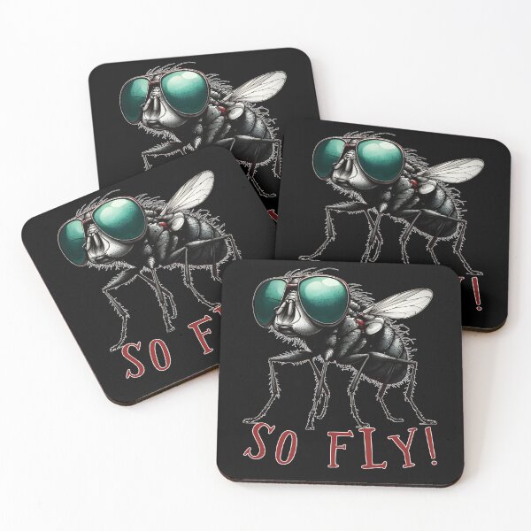 Item preview, So Fly Cool Black Fly Funny Cartoon designed and sold by André Botes.