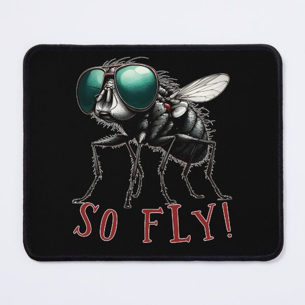 Item preview, So Fly Cool Black Fly Funny Cartoon designed and sold by André Botes.