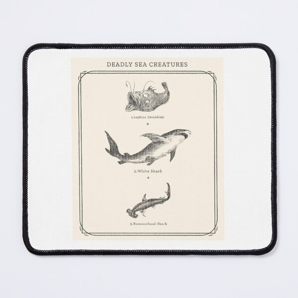 Item preview, Deadly sea creatures chart - Animal Graphic Tee - Relax - Beach - Hawaiian - Vintage designed and sold by DeCodeArtShop.