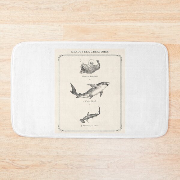 Item preview, Deadly sea creatures chart - Animal Graphic Tee - Relax - Beach - Hawaiian - Vintage designed and sold by DeCodeArtShop.