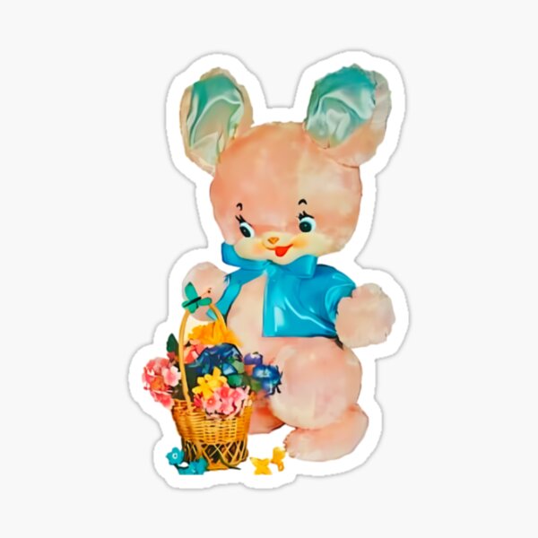 Item preview, Vintage Retro Kawaii Kitsch Bear Rushton Meyercord Decal designed and sold by knickeryknackry.