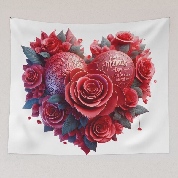 Item preview,  Corazón para el día de las Madres 2024 con flores designed and sold by sofia1971.
