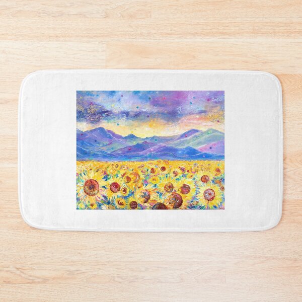 Item preview, Sunflower Fields Near The Pyrenees  designed and sold by Natalia_Shchip.