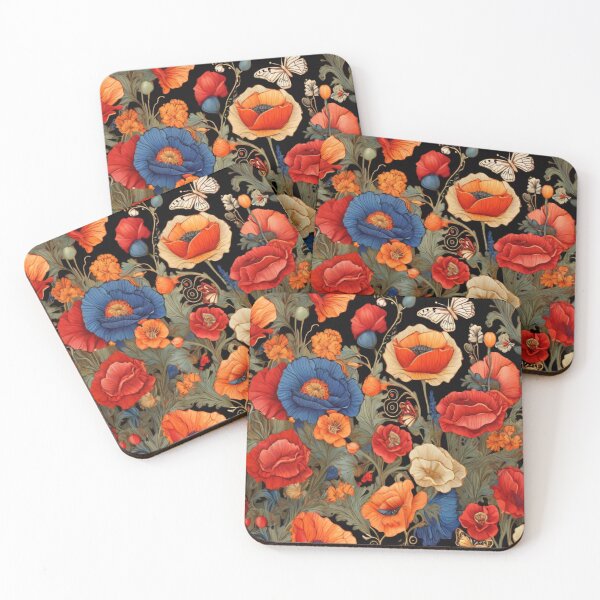 Item preview, Poppy field designed and sold by Flowersonstuff.