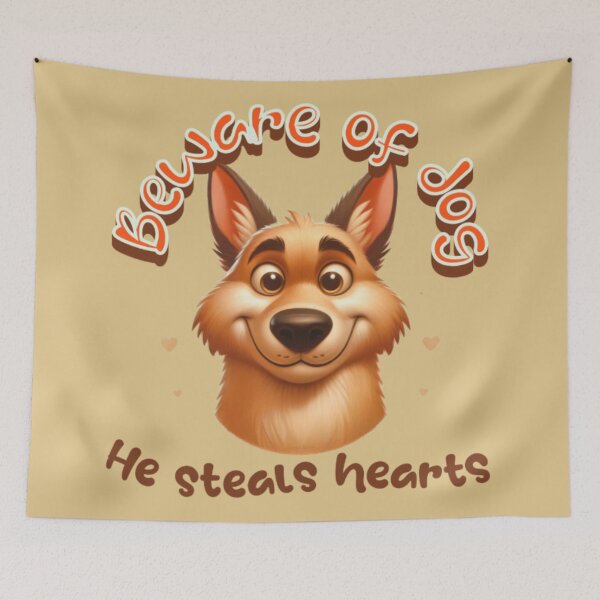 Item preview, Heart-Stealing Pup - Adorable Warning Design designed and sold by gleefulme.