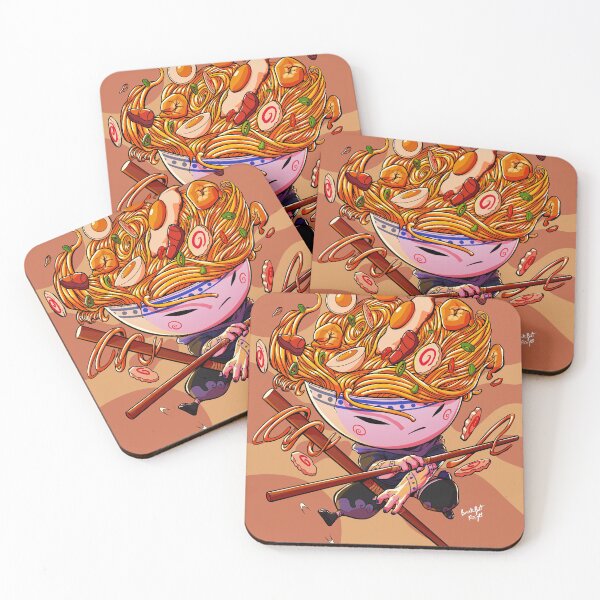 Item preview, Noodle Ninja, Ramen Style - Background  designed and sold by BreakfastKnight.
