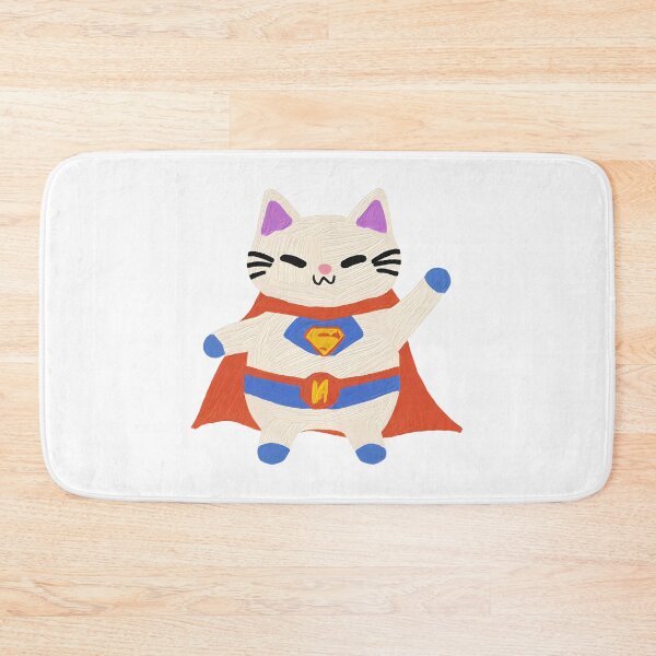 Item preview, kitten with superhero cape designed and sold by TAI-KU.