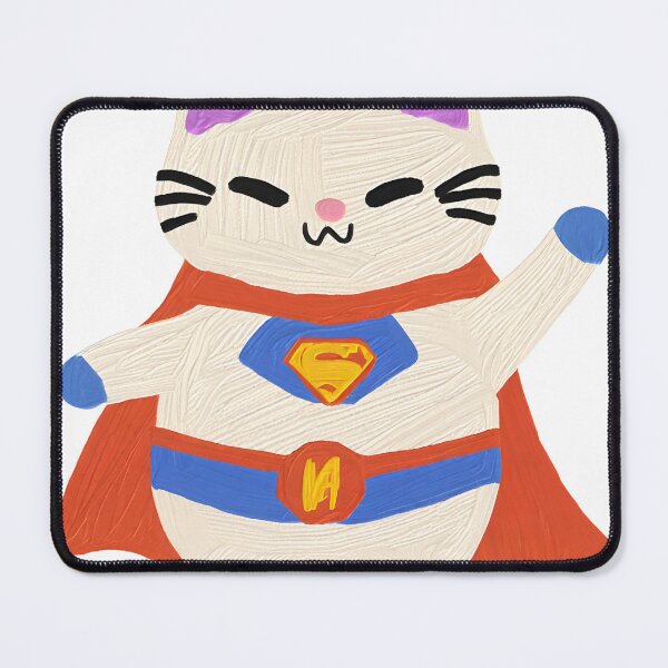 Item preview, kitten with superhero cape designed and sold by TAI-KU.