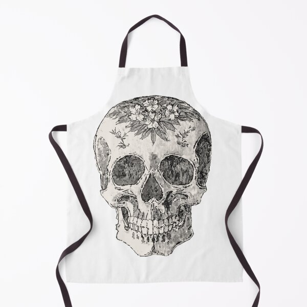 Item preview, Japanese Ukiyo-e Skull Black and White/1 designed and sold by Synthwave Poem.