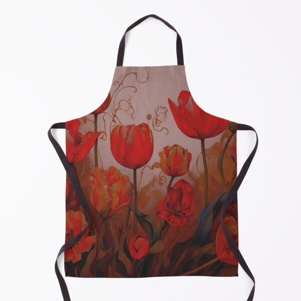 Item preview, red tulips designed and sold by Flowersonstuff.