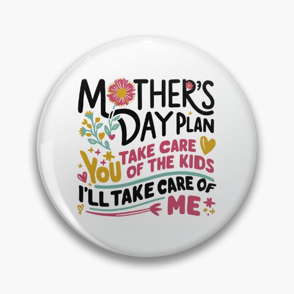 Item preview, Funny Mother's Day Plan with Vibrant Floral Illustration designed and sold by HahaHandlesHub.