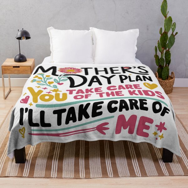 Item preview, Funny Mother's Day Plan with Vibrant Floral Illustration designed and sold by HahaHandlesHub.