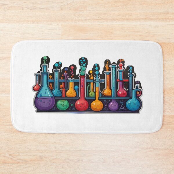 Item preview, Happy Science - Chemistry Fun Comic Sticker designed and sold by Molecularmerch.